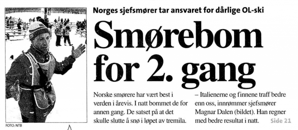 Faksimile Aftenposten Aften 9.2.1998