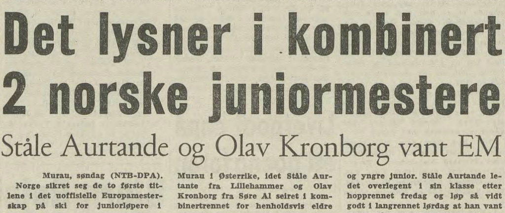 Faksimile Arbeiderbladet 6.2.1967