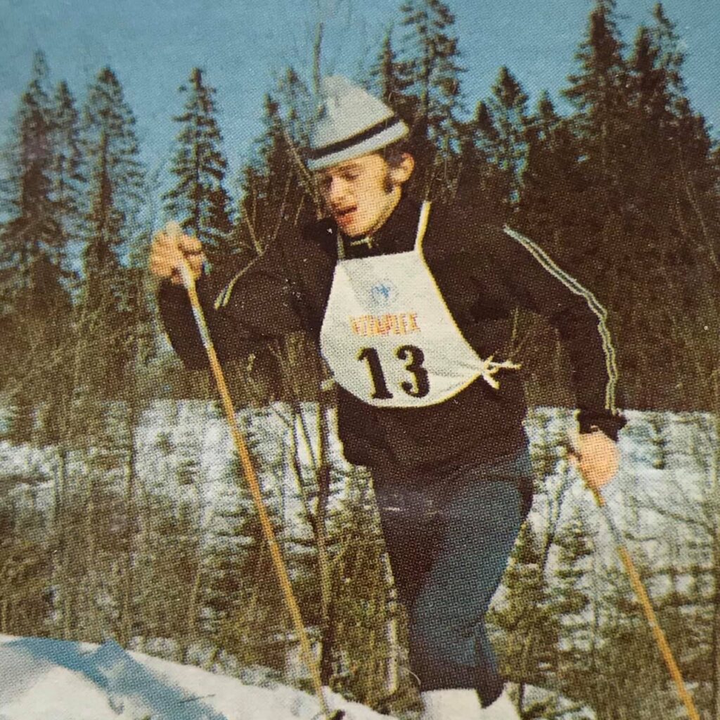 Bilde av langrennsløperen Erik Røsbak.