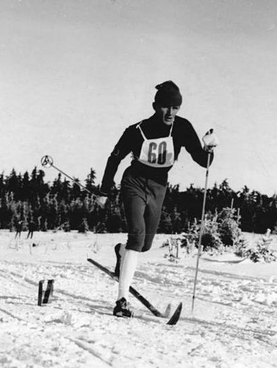 Bilde av den øst-tyske langrennsløperen Axel Lesser.