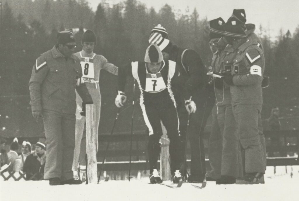 Bilde av den amerikanske langrennsløperen Bill Koch under OL i 1976.