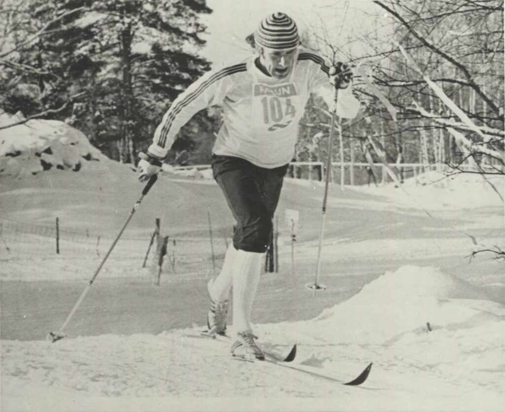 Bilde av langrennsløperen Ivar Formo i Falun i 1973.