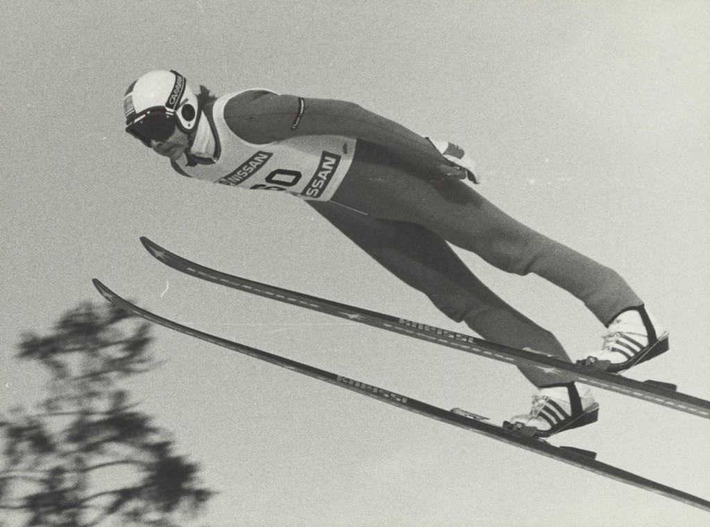 Bilde av skihopperen Matti Nykänen