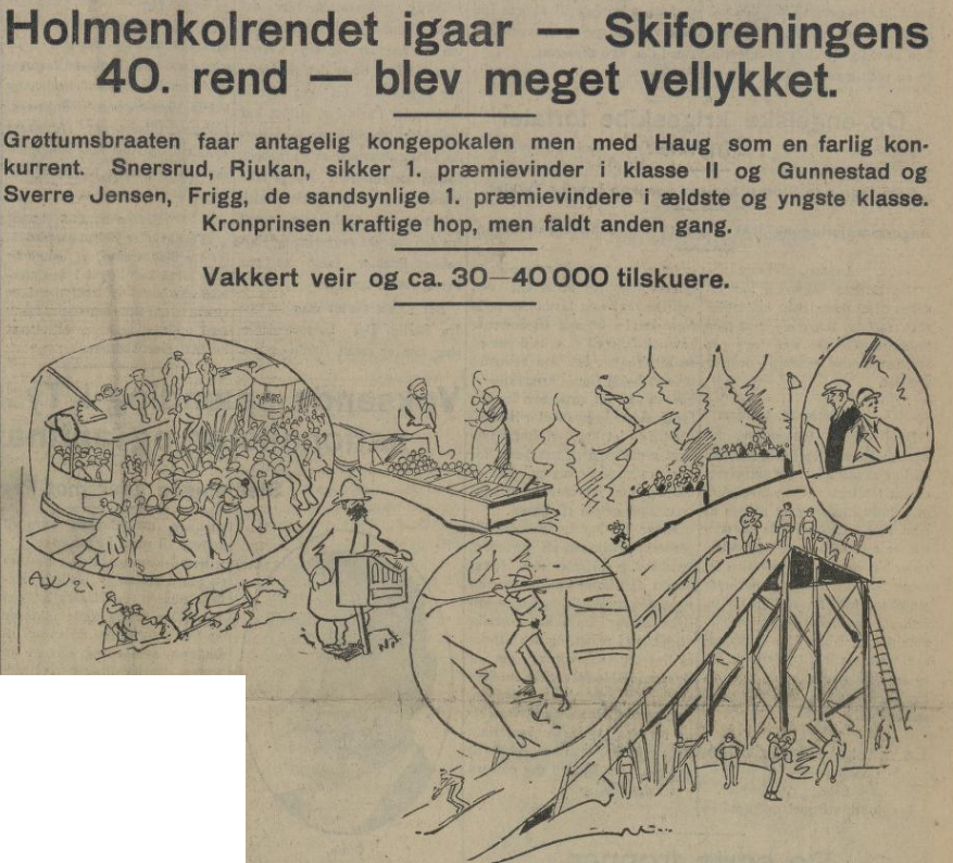 Faksimile Nationen 27. februar 1923