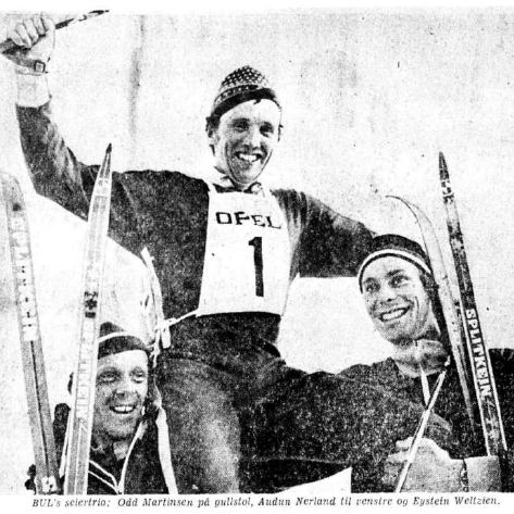 Faksimile Aftenposten 20.3.1976 - BUL avsluttet sin seiersrekke med dobbeltseier i 1976.