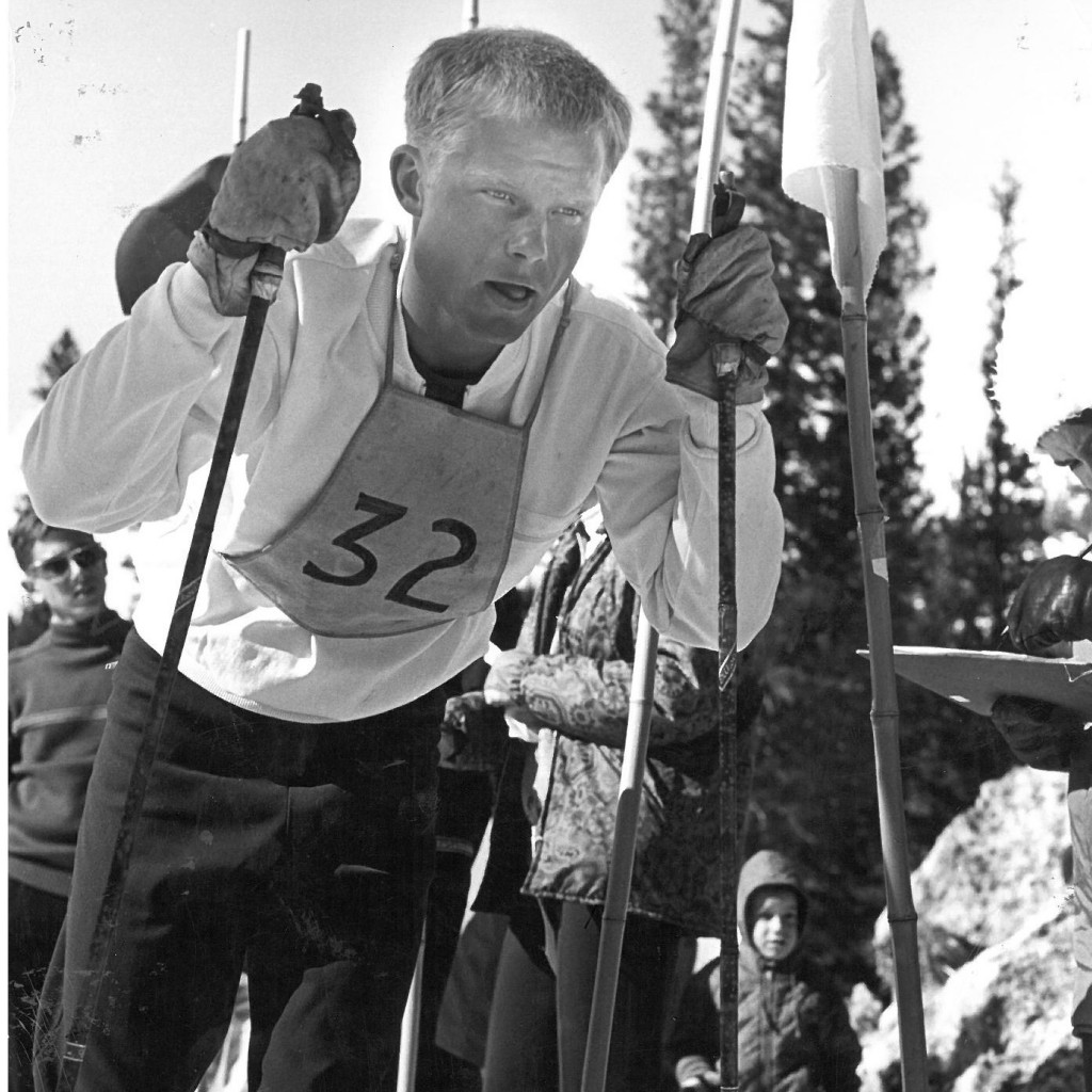 Harald Bjerke fotografert under studietiden i USA.